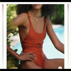 Boamar Roma Belted One Piece Swimsuit